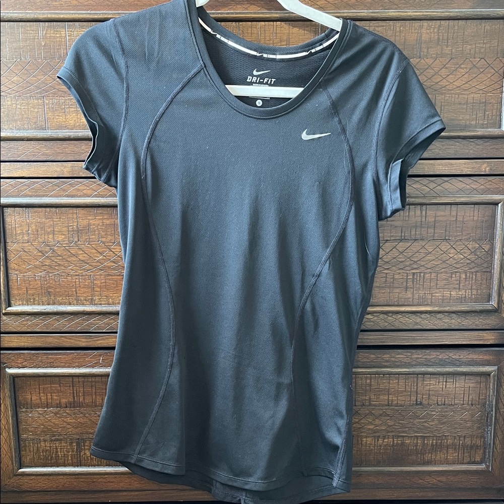Nike Women's Black Dri-FIT Short Sleeve Tee